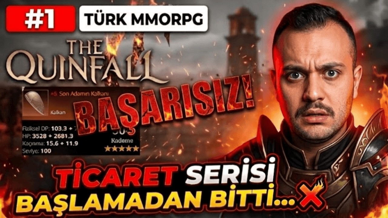 TİCARET SERİSİ #1 BAŞLAMADAN BİTTİ! 😭 Tüm Parayı İteme Bastık ve Yaktık! | The Quinfall