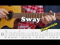 Sway Dean Martin Fingerstyle Guitar Lesson I Tabs And Chords