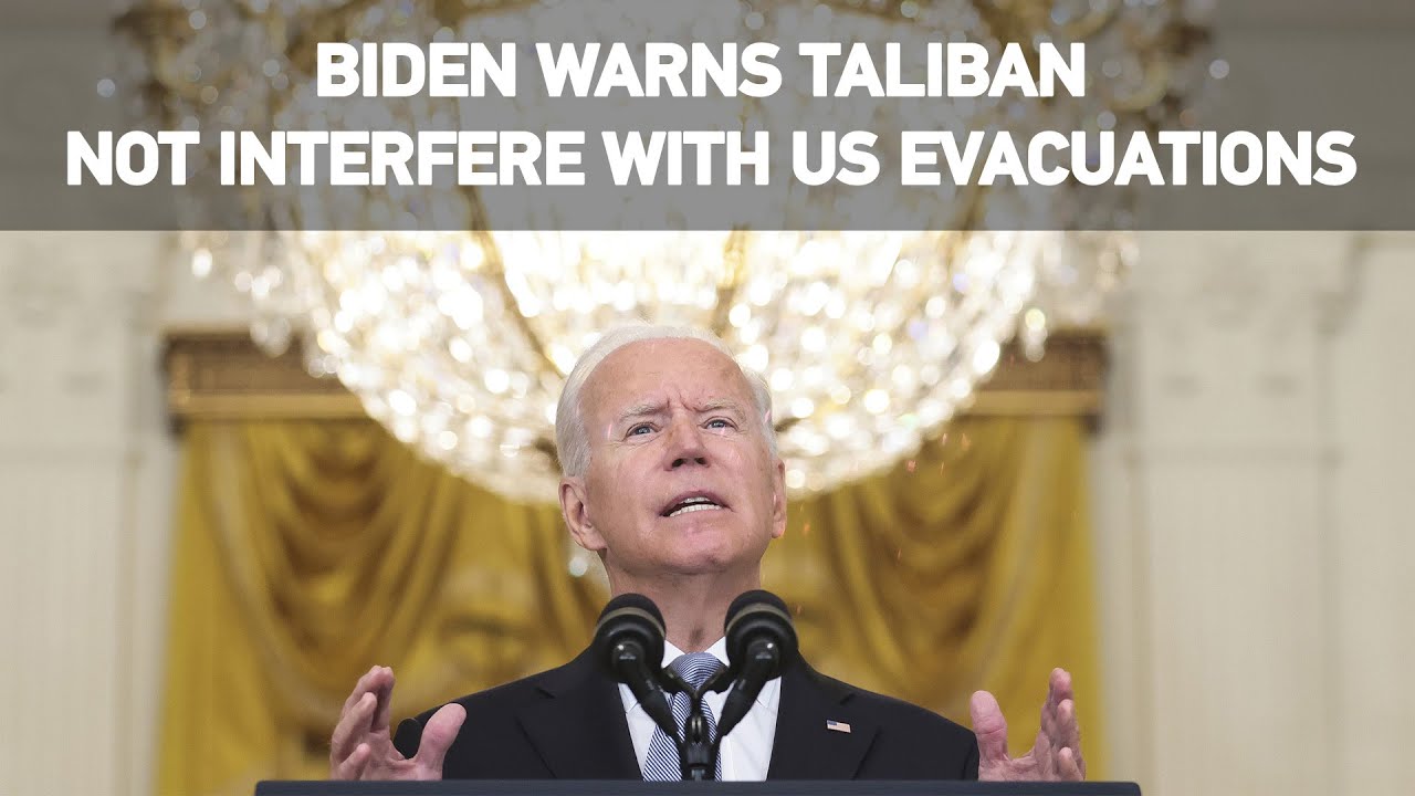 TALIBAN TAKEOVER: Biden defended his decision to pull troops out of Afghanistan
