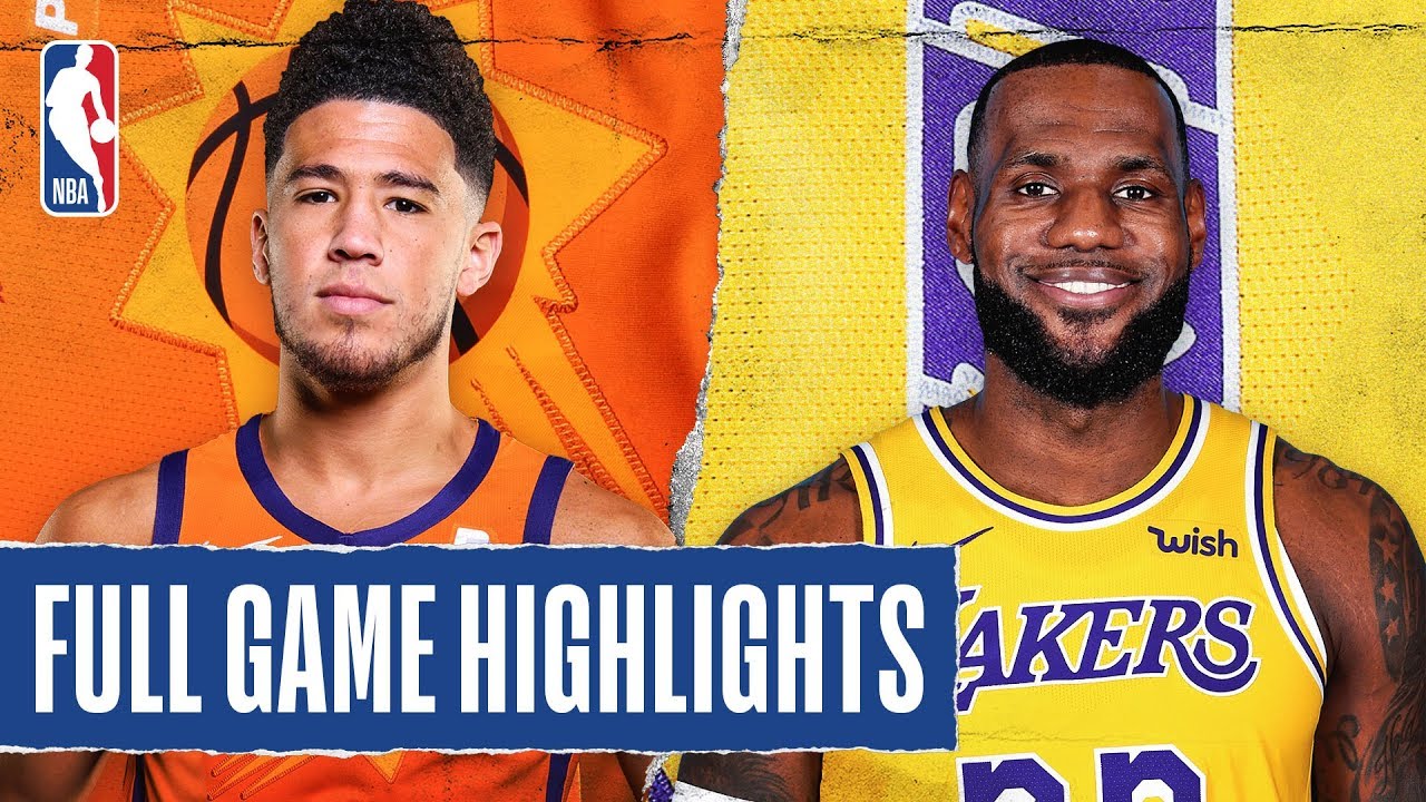 Suns At Lakers Full Game Highlights January 1 2020 Youtube