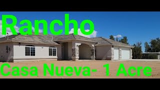 R A N C H O   con casa nueva  1 acre de venta en Hesperia Ca.