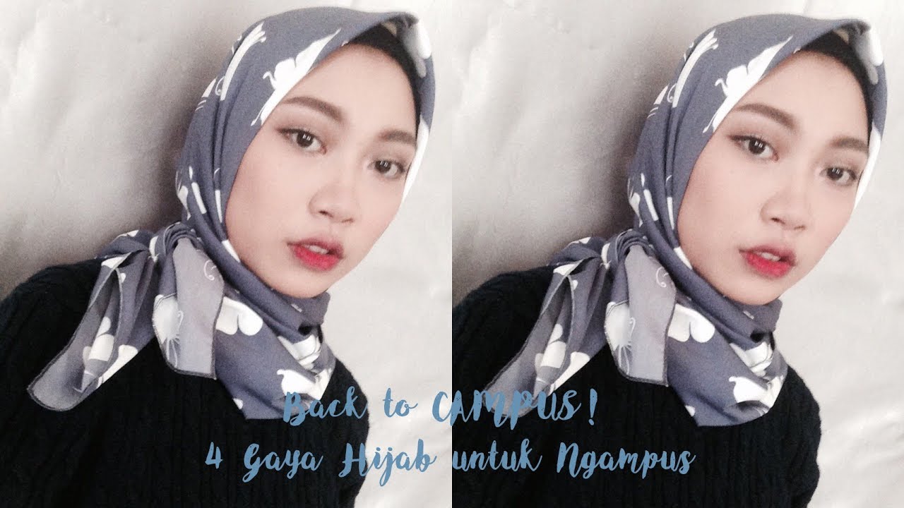 4 Gaya Hijab Untuk Ngampus Atami Puspa YouTube