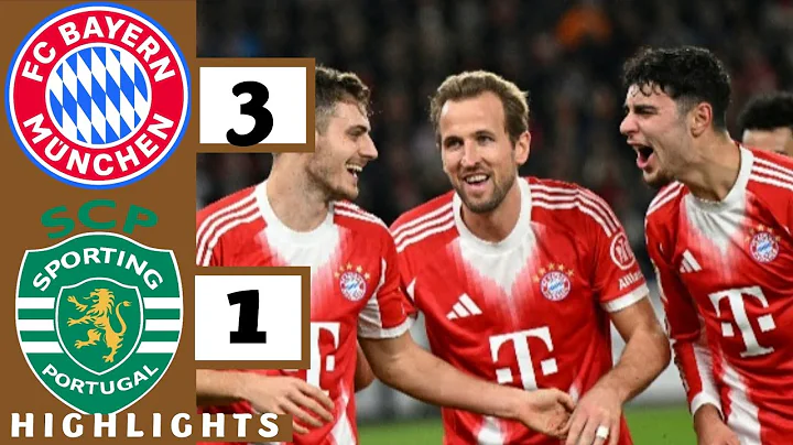 Bayern  Munich Vs Sporting Cp (3-1)  Extended HIGHLIGHTS | UEFA Champions league 