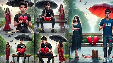 Create 3D Ai Couple Broken💔 Image Creator 2024 | Trending Bing image | Instagram Trending Ai Image