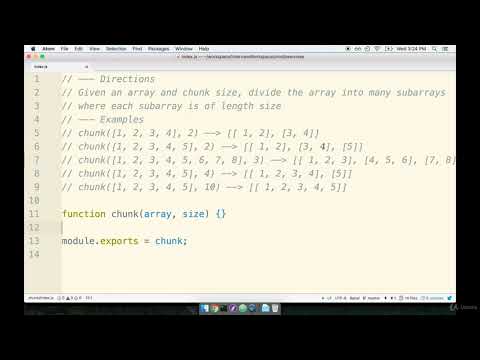8. Array Chunking (24-28)(2)