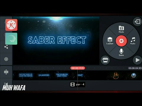 Text Saber Effect Android | Tutorial - Kinemaster x AlightMotion