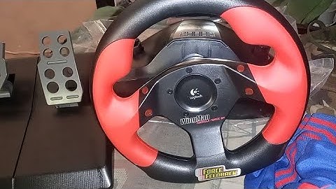 Unboxing of Logitech Racing Wheel - Wingman Formula Force Gp