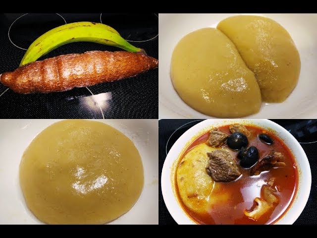 How To Make Ghana Fresh Cassava And Plantain Fufu "NO More Powder Fufu"  Obaapa KItchen