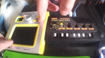 Korg Kaossilator Mini & Korg Monotron Delay- first day