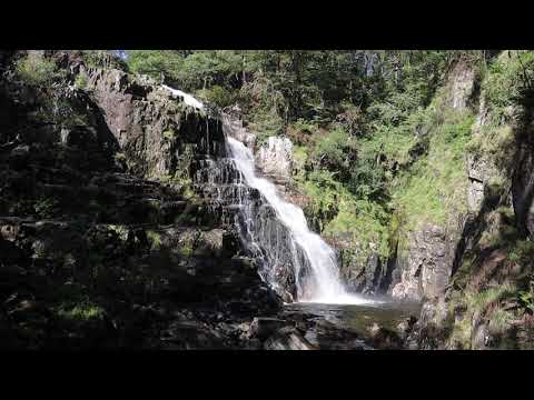 Pistyll Cain Waterfall at Coed y Brenin Forest Park