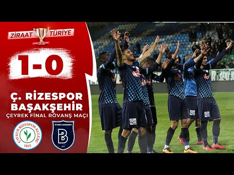 Çaykur Rizespor 1-0 M Başakşehir Maç Özeti (Ziraat Türkiye Kupası Yarı Final Rövanş Maçı) 01.03.2016