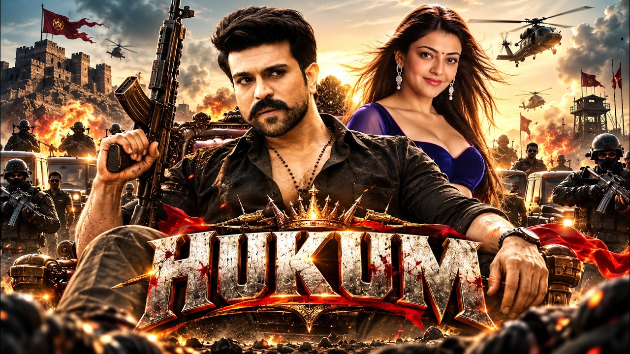 Hukum | South Indian Released Full Hindi Dubbed Action Movies | Ramcharan, Kajal A New Movie 2026
