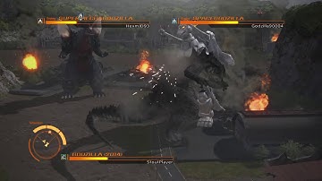 GODZILLA PS4 : Godzilla 2014 vs SpaceGodzilla and Super MechaGodzilla