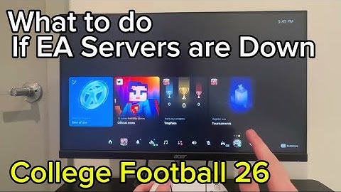 College Football 26’: What to do if EA servers are down on NCAA College Football 26’ (3 Step Method)
