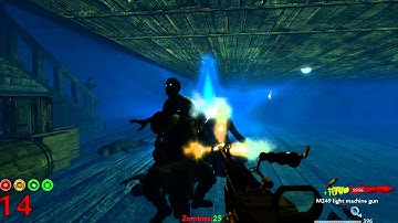 Custom Zombie Map Last Stand Christmas SOLO (Part 3) Upgrading My Guns (END)