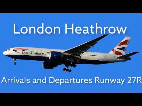 Plane Spotting at London Heathrow- Single Runway Operations