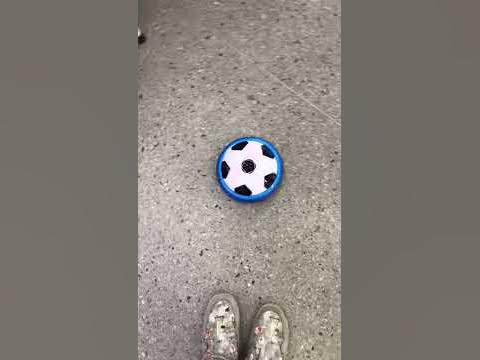 Мяч на воздушной подушке Air football для игры в помещении - YouTube