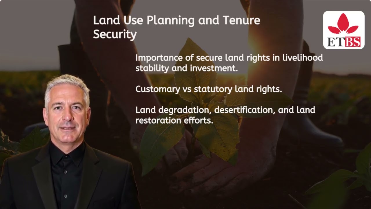 RURAL DEVELOPMENT AND EXTENSION SERVICES Module 6  Strategies for Sustainable Livelihoods and Natura