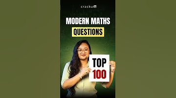 TOP 100 Modern Maths Questions for CAT 2025