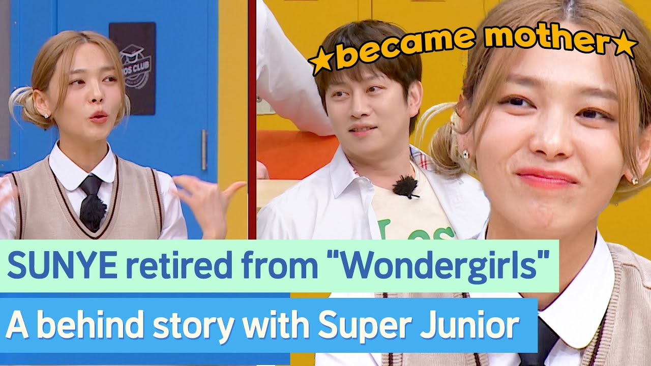 Wondergirls and Superjunior's behind story, SUNYE became a mother! 