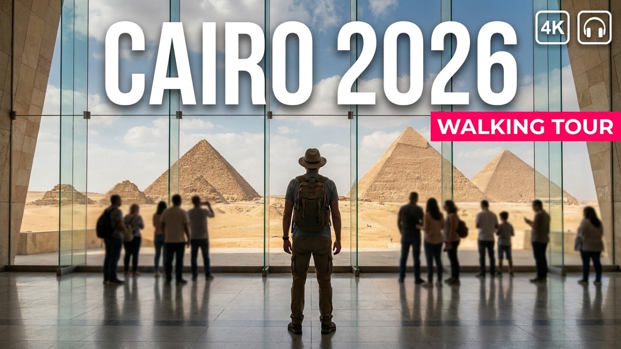Cairo, Egitto | Museo Grand Egyptian | Tour Culturale e Museale 4K