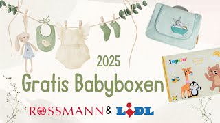 GRATIS Babyboxen 2025 - Rossmann & Lidl