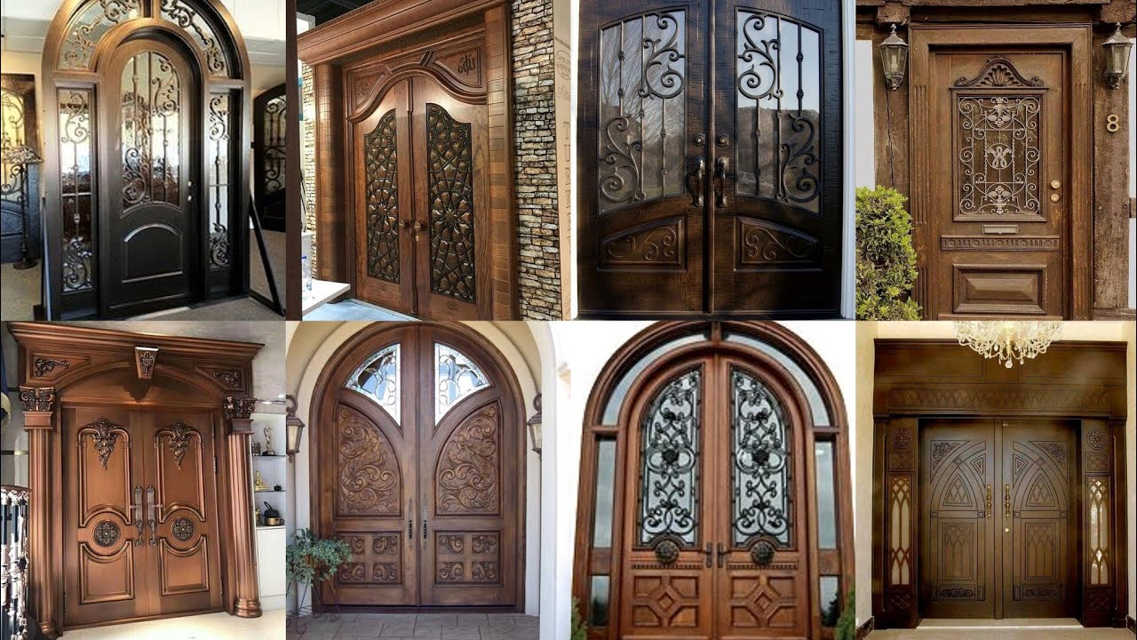 Eye Catching Main Entrance Wooden Door Designs//Modern Wooden Door ...