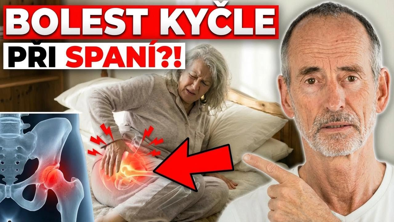 Je vám přes 60 a trápí vás bolest kyčlí při spaní? Zkuste tyhle 2 cviky za 5 minut