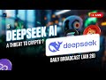 Is DeepSeek AI a threat to Crypto? | Live Analysis | 28th Jan | Pi42