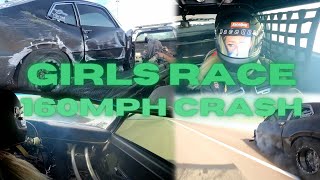 STREET CAR SUPER NATIONALS CRASH - 160MPH+ INTO THE WALL