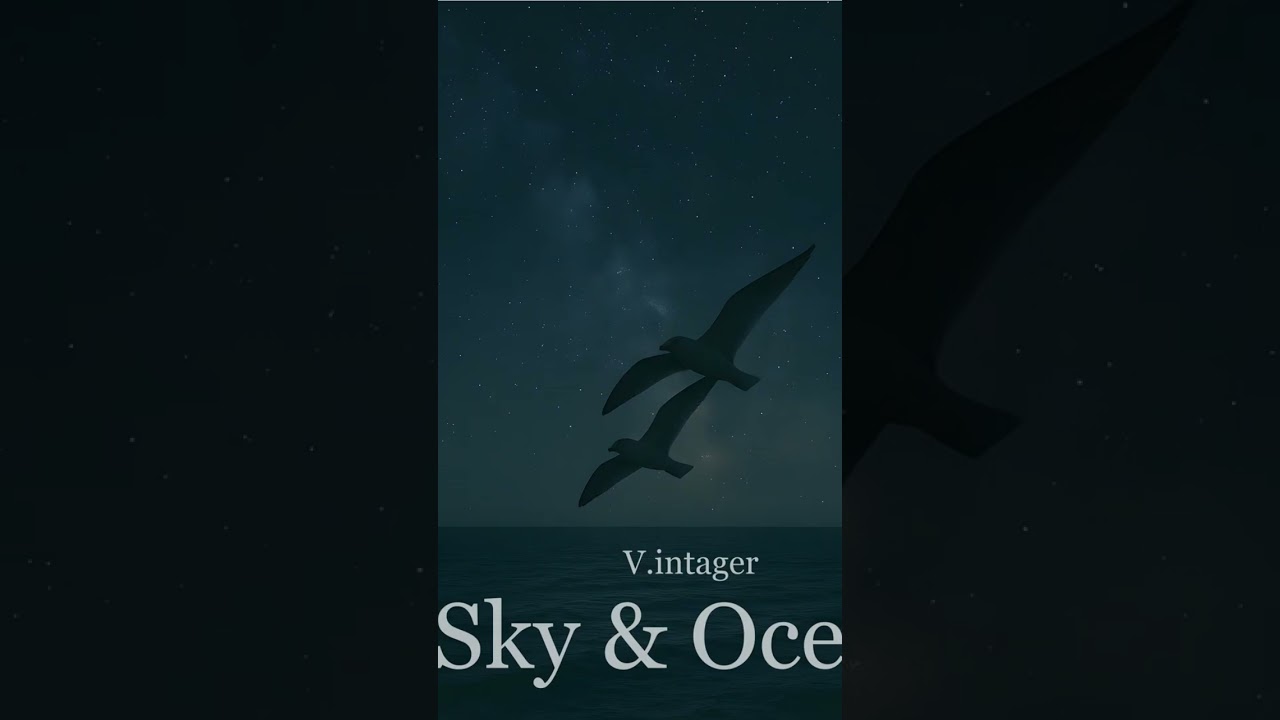 Drift away with V.intager mesmerizing ambient remix, “Sky & Ocean (Ambient Mix)”