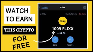 Flixx Earning App: Earn Free Crypto By Watching Short Videos (Watch To Earn) screenshot 1