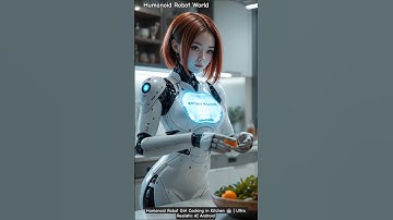 Humanoid Robot Girl Cooking in Kitchen 🤖 | Ultra Realistic AI Android #IRC #Shorts #humanoid