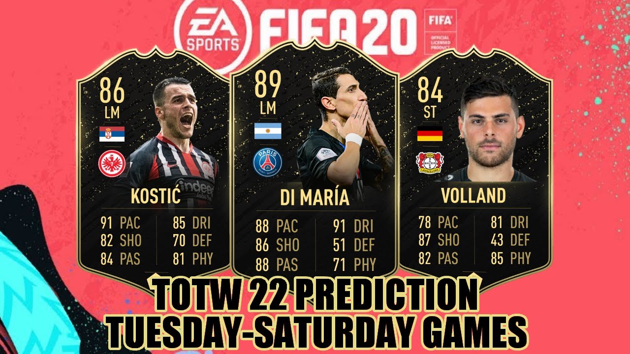 Fifa 20 Totw 22 Predictions