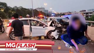 Pegawai Tentera Mabuk Rempuh MPV E-Hailing, Seorang Maut #MGFlash