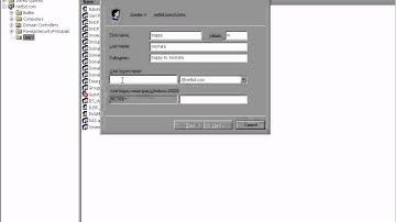Create user in domain & rename (Computer Networking Video Tutorial-35)