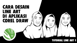 Cara Mudah Desain Line Art di Aplikasi Corel Draw
