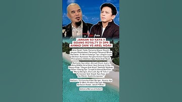 JANGAN SO KAYA❗Sidang Royalty Ahmad Dani VS Ariel Noah