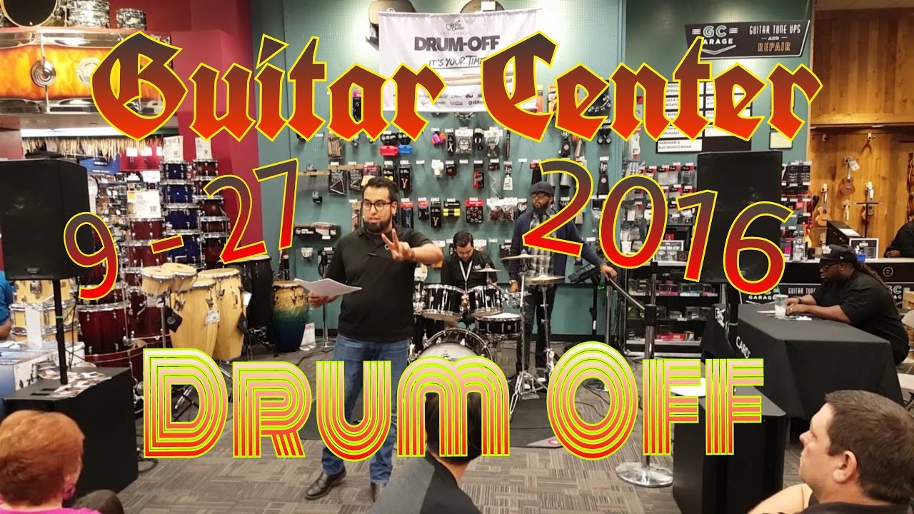 Drum Off at Guitar Center San Antonio, Tx 092716 YouTube