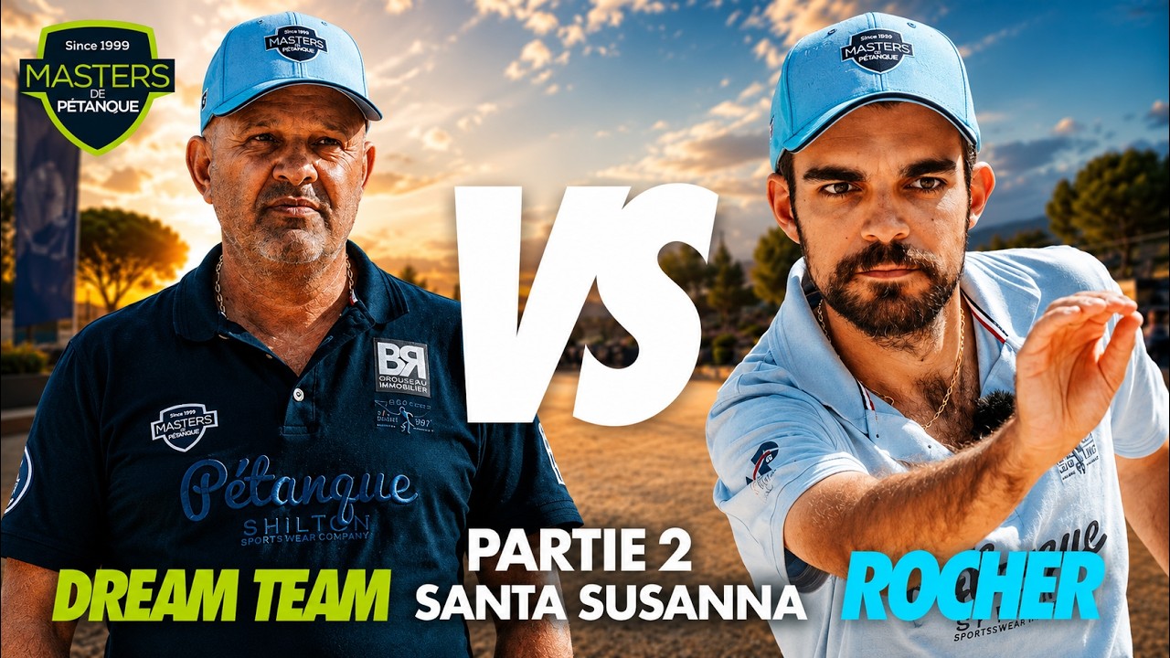 Miniature : MASTERS DE PÉTANQUE 2026 : Le replay de la partie 2 entre la Dream Team et la team Rocher