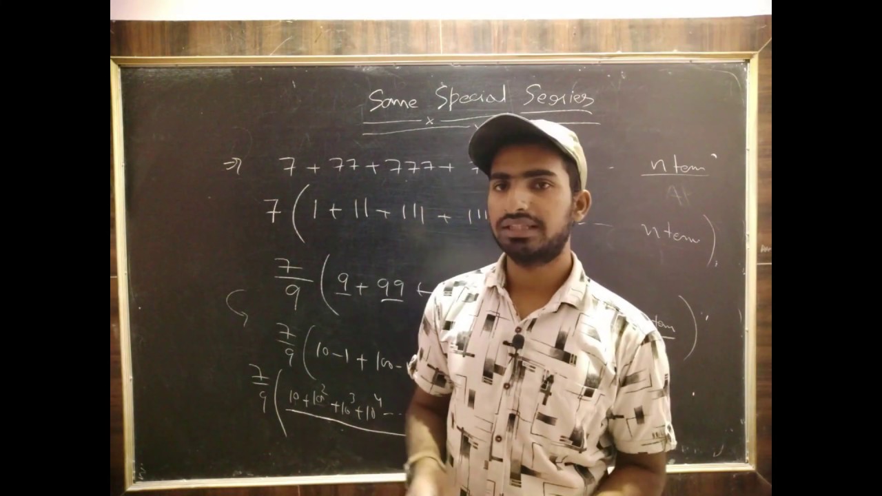 Special series | Ncert Problem | Class 11th mathematices - YouTube