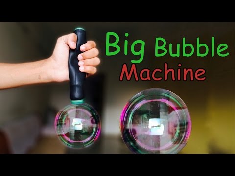 How To Make A BIG BUBBLE MACHINE Without Motor At Home