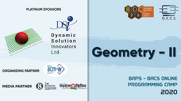Geometry - II: BAPS - BACS Online Programming Camp, 2020