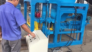 QTJ4-28 block machine 4孔 400x150x200mm hollow block