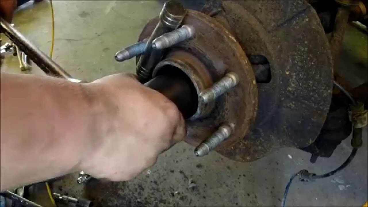 1999 2007 GM truck front wheel bearing Joe The Auto Guy YouTube