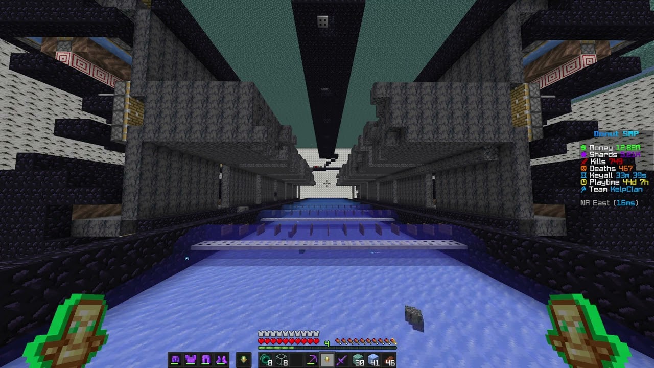 Running basalt farm on donut 