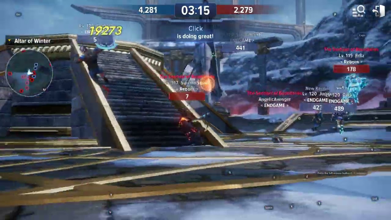 Alliance Omega War Spectating Mode #3 Endgame V.S. Reborn