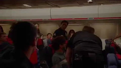 9-1-1 PLANE SCENE YOU ARE ALL UNDER ARREST