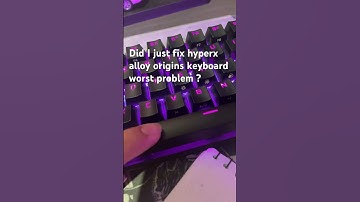 Hyperx alloy origins modded, bandage mod plus lubed #keyboard #hyperx #keyboardmod #mods #gaming #ke