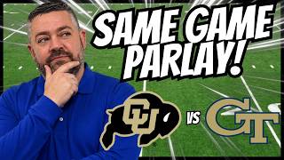 Colorado vs Georgia Tech Picks & Same Game Parlay | CFB Week 1